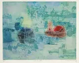 Shōichi Hasegawa, Lever de Soleil #X/XXV, colour lithograph on paper