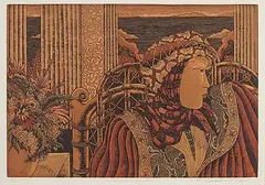 Pierrette Lambert, Romance Sans Parole #20/80, 1985, colour etching on paper