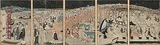 Utagawa II Kunisada, Untitled - Opening Night, colour wood block on paper