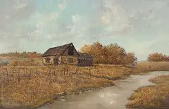 Milton Achtimichuk, Yorkton - Saskatchewan, oil on canvas