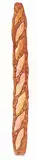 Robert Clarence, Untitled - Baguette, watercolour on paper
