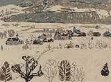 David Brown Milne, Unitlted - Winter is Upon Us