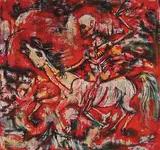 Clifford Foard Robinson, Untitled - Death on a Pale Horse