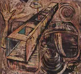 Clifford Foard Robinson, Untitled - Abstract Figures