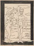 Clifford Foard Robinson, The Farmer and His Wife #2/50