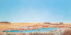 Carl Schlademan, September Fields, 1998, oil on canvas