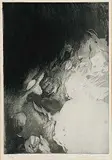 Elsbeth Coop, Untitled - In the Background #2/6, 1968, etching and aquatint on paper