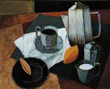 Pierre Lefebvre, The et Citron, 2003, oil on wood board