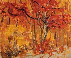 Lawrence Nickle, Lanark County, Ont., 1966, oil on wood panel