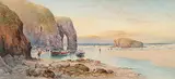 John Clarkson Isaac Uren, Perranporth, watercolour on paper