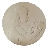 Florence Wyle, Easter, painted plaster