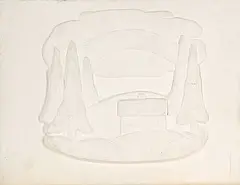 Florence Wyle, The House, Niagra Falls, painted plaster