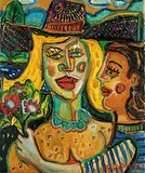 Pierre Bedard, Les Ammies, oil on canvas