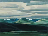 Alan Caswell Collier, Over the Valley of the Yukon River at Whitehorse