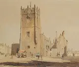 Alfred Crocker Leighton, An English Castle, Near Sussex, England