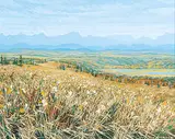 Randolph T. Parker, Grasslands, 2008, acrylic on canvas