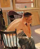 Llewellyn Petley-Jones, Untitled - Has Me Thinking, 1930, oil on canvas