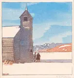 Walter J. Phillips, Church at Morley, Alberta
