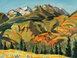 Paul Rand, Kiwich Mountain from Lytton