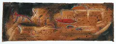 Joane Cardinal-Schubert, Untitled - Pictograph, mixed media on paper