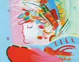 Peter Max, Untitled - Blushing Beauty