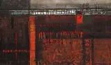 Carl Morris, Untitled - Abstract, 1955, oil on canvas
