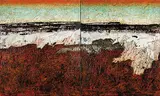 Don Pentz, Ancient Landscape #40, 2004, acrylic on canvas