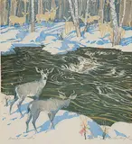 A.C. and Barbara Leighton - Barleigh, Deer, Kananaskis #38/100