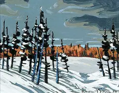 Vladimir Horik, Journay Gris Sur Ma Terre, 1979, oil on board