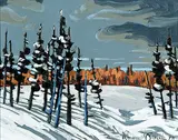 Vladimir Horik, Journay Gris Sur Ma Terre, 1979, oil on board