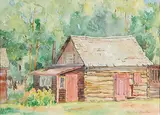 Martha Isabel Houston, Property of Sam Smith, Forest Ranger, watercolour on paper