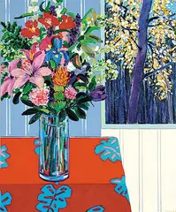 Yolanda Van Dyck, Autumn, 1991, acrylic on canvas