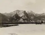 Leonard Juda Frank, Athabaska Valley, Jasper National Park, Alberta, black and white photograph on paper