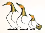 Kenneth Benjamin Chee Chee, Together #52/75, 1977, colour silkscreen on paper