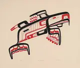 Joe David, Sea Eagle #100/125, 1981, colour silkscreen on paper
