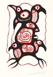 Norval Morrisseau, Totem Number Two #31/50, 1974, colour silkscreen on paper