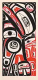 Robert Davidson, Raven Stealing the Moon #50/75, 1977, colour silkscreen on paper