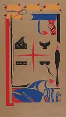 Ron Hamilton, Poo'witsa #50/75, 1977, colour silkscreen on paper