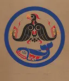 Ron Hamilton, Teetskin and Hayeetlik #50/75, 1977, colour silkscreen on paper