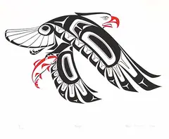 Glen Rabena, Eagle #8/225, 1980, colour silkscreen on paper