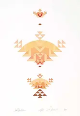 Leo Yerxa, Fall Golden #25/75, 1978, colour silkscreen on paper