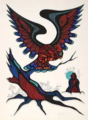 Wayne Yerxa, Go To Sleep #74/75, 1977, colour silkscreen on paper