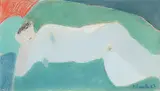 Joy Laville, Sullen Nude - Green