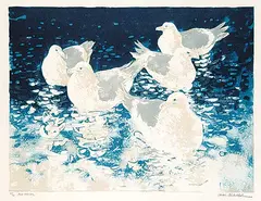 Samuel Black, Blue Heaven #47/50, colour lithograph on paper