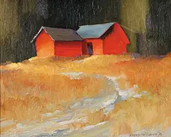 Meredith Evans, Entwistle Color, 1974, oil on wood board