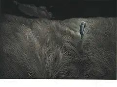 Gwen Frank, Depth of Field #A/P, colour etching on paper