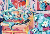 Denise Ireland, Interior #1, oil on paper
