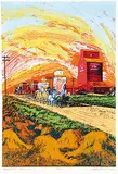 William Harry Lobchuk, Harvest Sunset #A/P, 1998, colour silkscreen on paper