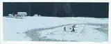 Peter Shostak, See if you Can Stop this Shot #65/110, 1988, colour silkscreen on paper