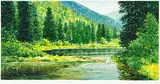 Keith Thomson, Through the Crowsnest, watercolour on paper